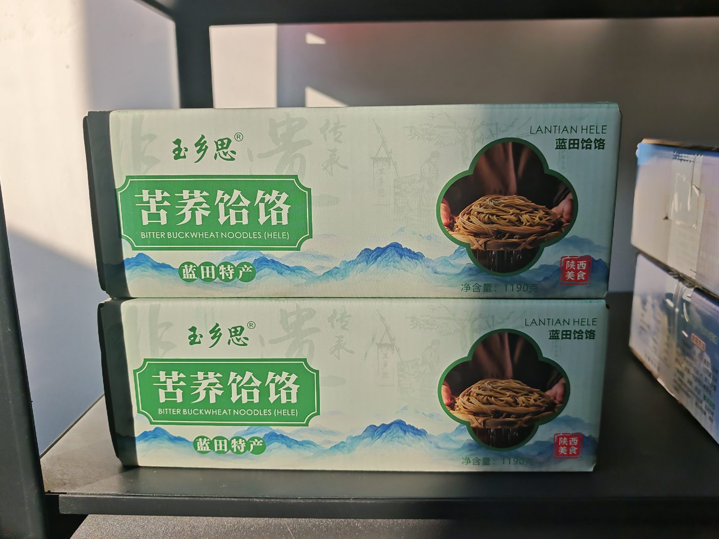 玉乡思苦荞饸饹精品彩箱 1190g