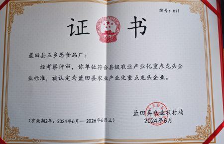 蓝田县龙头企业